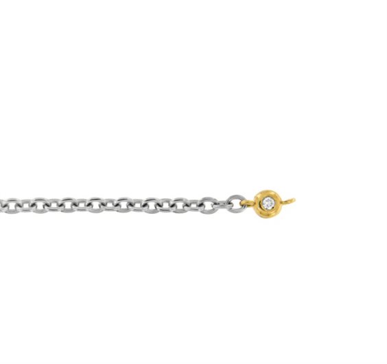 Bracciale Dédié in Titanio Diamante Lab Grown 0.025 Ct BRD2606 DL,925;GI - BRD2606 DL,925;GI